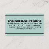 sombrero perro meme klantenkaartje (Achterkant)