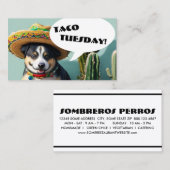sombrero perro meme klantenkaartje (Voorkant / Achterkant)