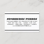 sombrero perro meme klantenkaartje (Achterkant)