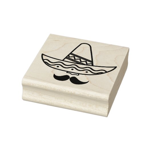 Sombrero Rubberstempel (Stempel)