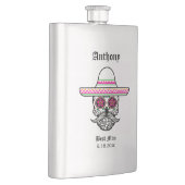 Sombrero Sugar Skull | Best Man Wedding Gift Flacon (Rechts)