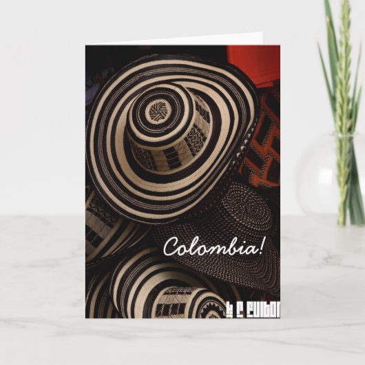 Sombrero Vueltiao, die Kaart vouwen (Voorkant)