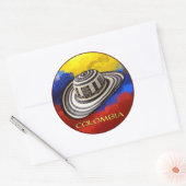 Sombrero Vueltiao Ronde Sticker (Envelop)