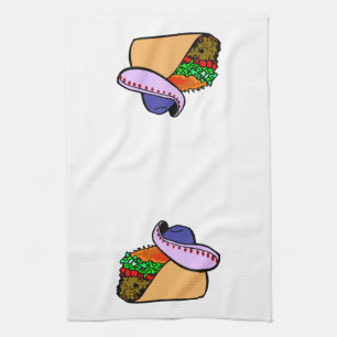 Sombrero Wearing Taco Theedoek
