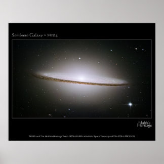 SombreroGalaxyM104-2003-28a Poster