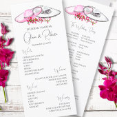 Sombreros & Fleurs Programme de Mariage Mexicain
