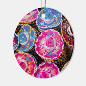 Sombreros in Mexico Keramisch Ornament (Links)