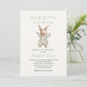 Some Bunny Baby Shower Kaart (Staand voorkant)