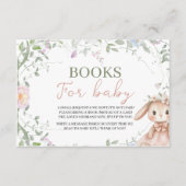 Some Bunny Books for Baby Card Informatiekaartje (Voorkant)