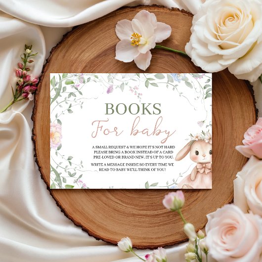Some Bunny Books for Baby Card Informatiekaartje