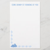 Some Bunny Cute Daisy Personal Custom Spring  Briefpapier (Voorkant)