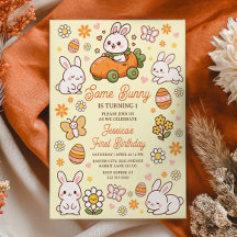 Some Bunny Cute Easter 1st Birthday Party
