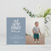 Some Bunny-foto Bedankkaart (Staand voorkant)