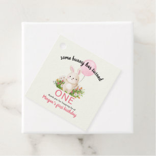 Some Bunny is een eenvoudige Schattigee meisjes 1e Bedankjes Labels