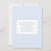 Some Bunny Is On The Way Baby Shower Boy Kaart (Achterkant)