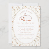 Some Bunny is on the Way Baby Shower Invitation (Devant)