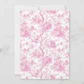 Some Bunny Is One Girl  1st Birthday Invitation Kaart (Achterkant)