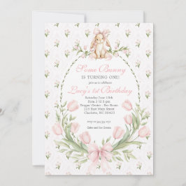 Some Bunny is One Invitation, Bunny Birthday Kaart
