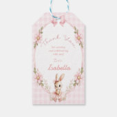 Some Bunny is Turning One 1st Birthday Cadeaulabel (Achterkant)