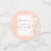 Some Bunny is Turning One Table Confetti (Petit recto)