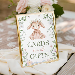 Some Bunny Kaarten en Cadeaus Tafelbord Reclamebord Met Voetstuk