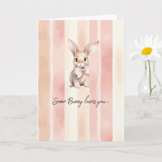 Some Bunny Loves You Kaart (Kleine Plant)