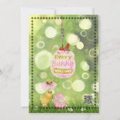 Some Bunny Needs a Mimosa Easter Brunch Invitation Kaart (Achterkant)