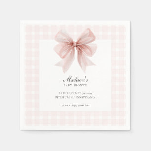 Some Bunny Sweet Roze Baby Shower Servet