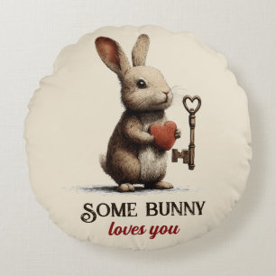 Some Bunny T'aime Coussin de Lancement Vintage