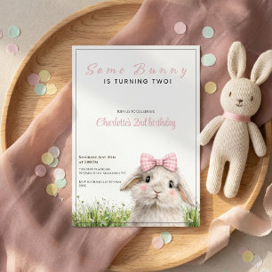 Some Bunny Tweede Verjaardag  Kaart