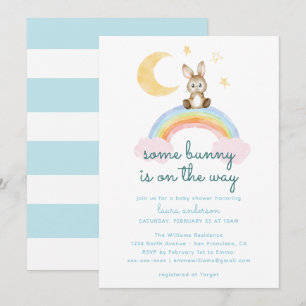 Some Bunny's On The Way Geslachtsneutrale Baby Sho Kaart