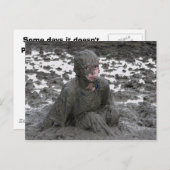 Some days it doesn't pay to get out of bed briefkaart (Voorkant / Achterkant)