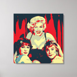 Some like it hot Pop Art Canvas Afdruk