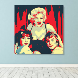 Some like it hot Pop Art Canvas Afdruk