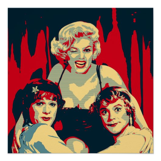 Some like it hot Pop Art Perfect Poster (Voorkant)