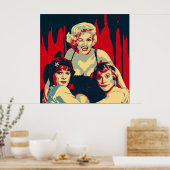 Some like it hot Pop Art Poster (Keuken)