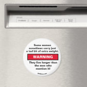 Some women carry WARNING magnet (In Situ (Lave-vaisselle))