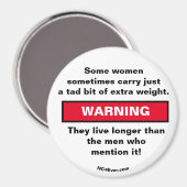 Some women carry WARNING magnet (Recto/Verso)