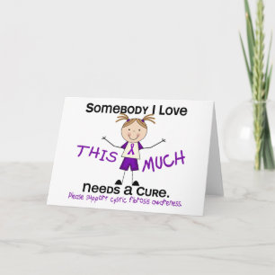 Somebody I Love beroemd gemaakt door Cystic Fibros Kaart