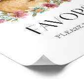 Somebunny-Baby shower begunstigt Poster (Hoek)