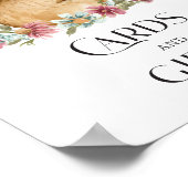 Somebunny Baby shower Kaarten en geschenken Poster (Hoek)