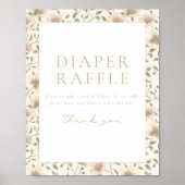 Somebunny lente Pasen Bloemen Raffle teken Poster (Voorkant)