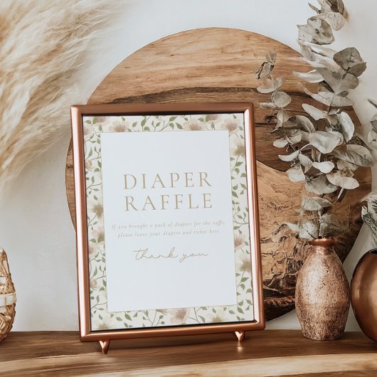 Somebunny lente Pasen Bloemen Raffle teken Poster