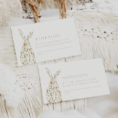 Somebunny lente Pasen Bloemenluier Raffle Informatiekaartje