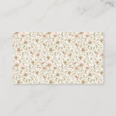 Somebunny lente Pasen Bloemenluier Raffle Informatiekaartje (Achterkant)