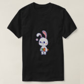 ''Somebunny Loves You'' Heart Carrot T-Shirt (Design voorkant)