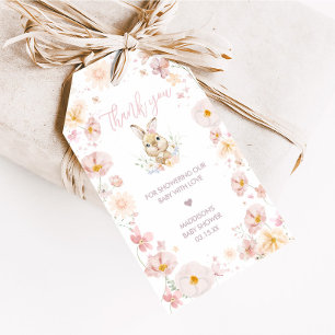 Somebunny Rabbit Baby shower Favoriet Tags Cadeaulabel