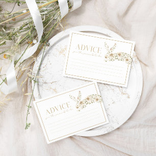 Somebunny Spring Floral Elegant Baby shower Advieskaart