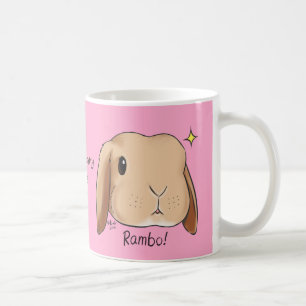 Somebunny vous aime rose de tasse
