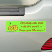 Someday Cats Bumpersticker (Op auto)